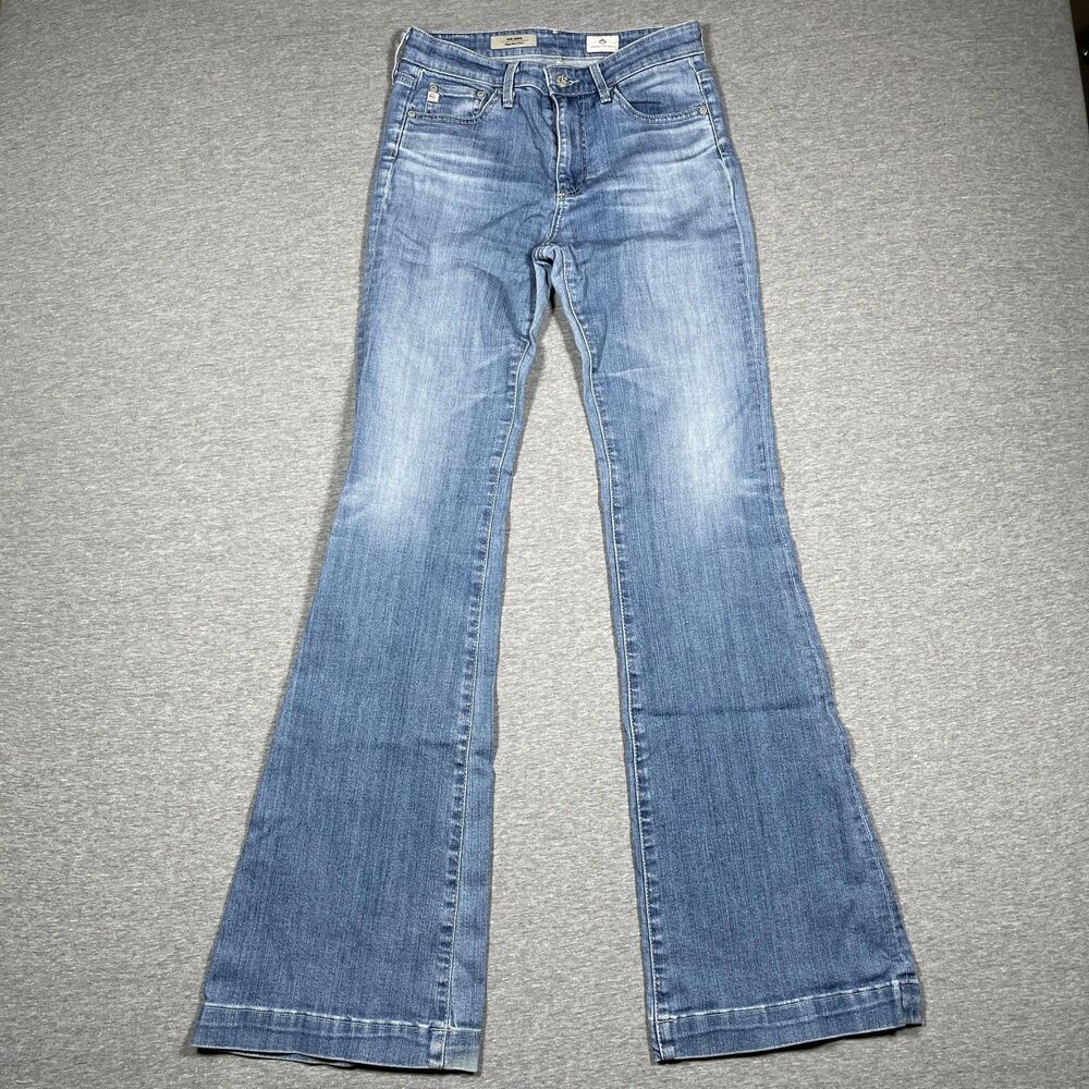 Adriano Goldschmied The Janis Jeans Womens 26R Blue High Rise Flare Slim